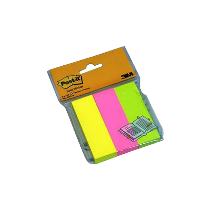 Post-it İndeks 100 YP 25x76 Fosforlu 3 Renk 671-3 resmi