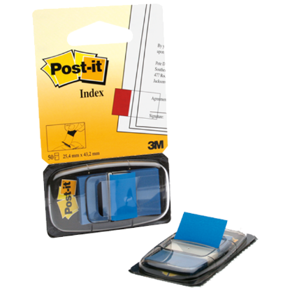 Post-it İndeks 50 Lİ Mavi 680-2 resmi
