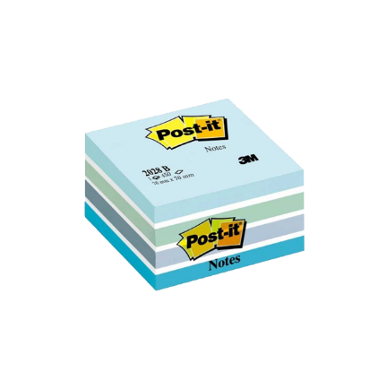 Post-it Yapışkanlı Not Kağıdı Küp 450 YP 76x76 Mavi 2028-B resmi