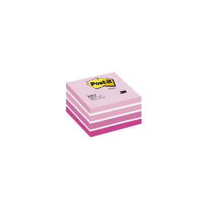 Post-it Yapışkanlı Not Kağıdı Küp 450 YP 76x76 Pembe Tonları 2028-P resmi