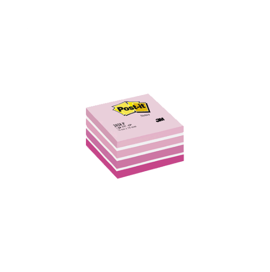 Post-it Yapışkanlı Not Kağıdı Küp 450 YP 76x76 Pembe Tonları 2028-P resmi