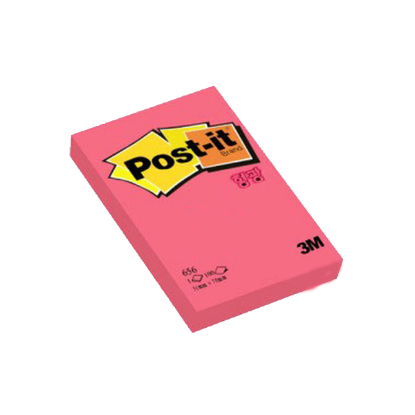 Post-it Yapışkanlı Not Kağıdı 100 YP 51x76 Melon Pembe 656 resmi