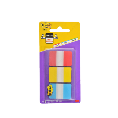 Post-İt İndeks Süper Güçlü 20 Lİ 3 Renk 686RYB resmi