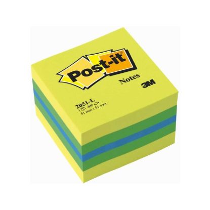 Post-it Yapışkanlı Not Kağıdı Mini Küp Sarı Tonlari 400 YP 2051-L resmi
