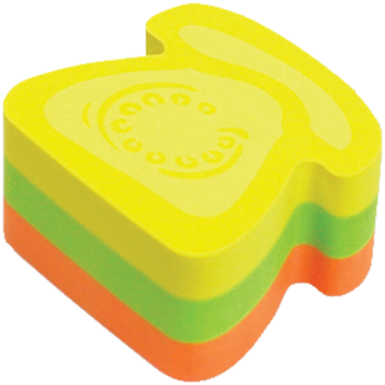 Faber-Castell Şekilli Yapışkanlı Not Kağıdı Telefon Şekilli 225 YP 50x50 584339 resmi