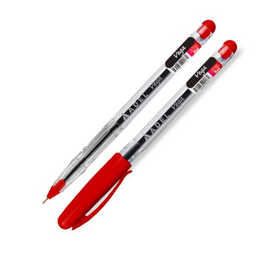 Adel Tükenmez Kalem Vega Kırmızı 50 Li 221 0130 103 (50 Adet) resmi