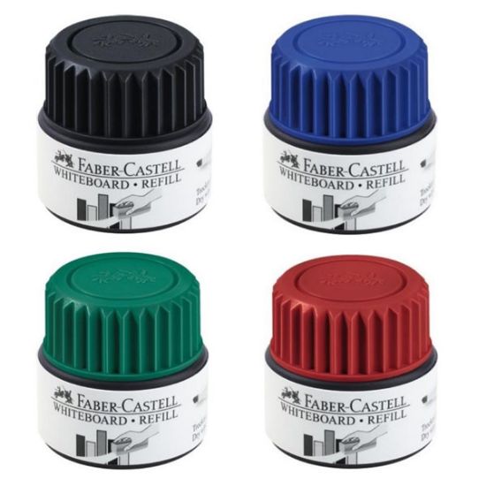 Faber-Castell Grip Beyaz Tahta Kalemi Refil Kırmızı  (6 Adet) resmi