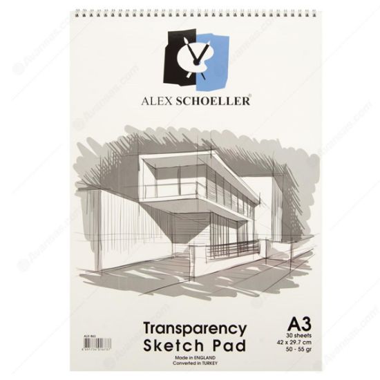 Alex Schoeller Aydınger Defter Eskiz Spiralli 30 YP A3 50/55 GR ALX-863 resmi