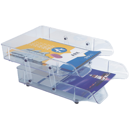 Ark Evrak Rafı Hareketli Plastik 2 Li Şeffaf 2082 resmi