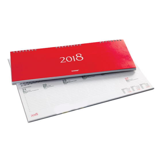 Bayındır Masa Takvimi Spiralli Haftalık Karton Kapak 12x32.5 BAJ0210 resmi