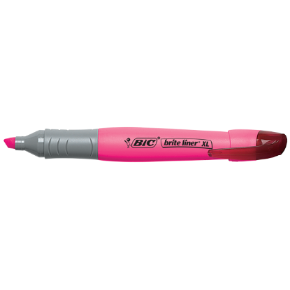 Bic Fosforlu Kalem Brite Liner XL Pembe 891 397 (10 Adet) resmi