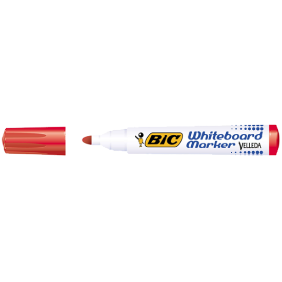 Bic Tahta Kalemi Yuvarlak Uçlu Velleda Kırmızı 1701 03 (12 Adet) resmi