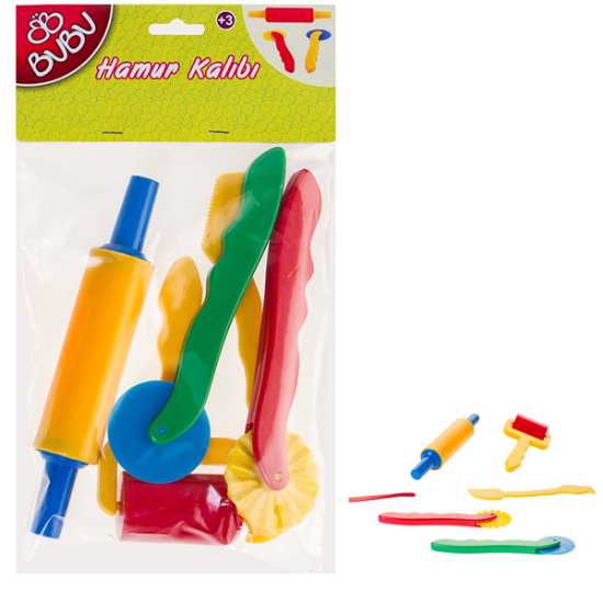 Bu-Bu Oyun Hamuru Kalıbı 10 Parça BUBU00001 resmi