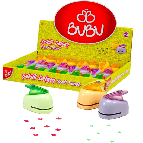 Bu-Bu Perfaratör ( Delgeç ) Şekilgeç 3/8 BUBU00018 (24 Adet) resmi