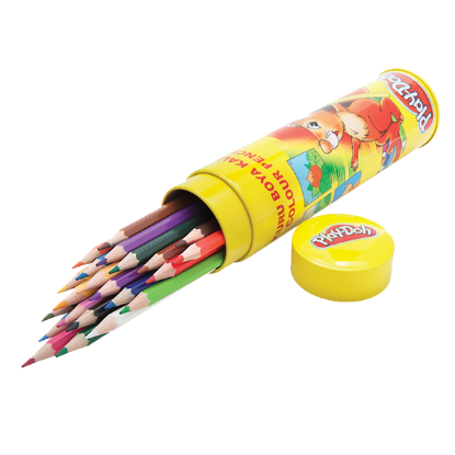 Play-Doh Kuru Boya Tüp 12 Renk PLAY-KU005 (12 Adet) resmi