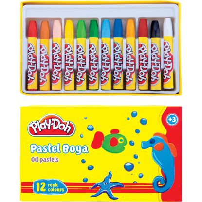 Play-Doh Pastel Boya 12 Renk PLAY-PA002 resmi