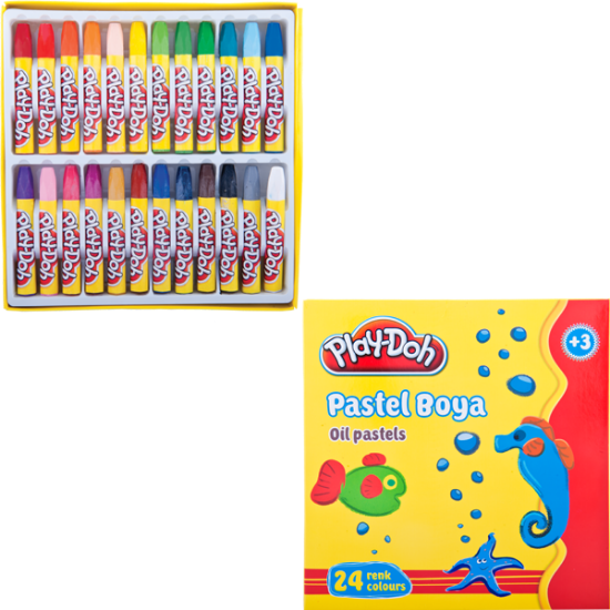 Play-Doh Pastel Boya 24 Renk PLAY-PA004 resmi