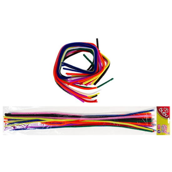 Bu-Bu Şönil Craftzone 50 CM 25 Lİ Karışık Renk BUBU00105    resmi