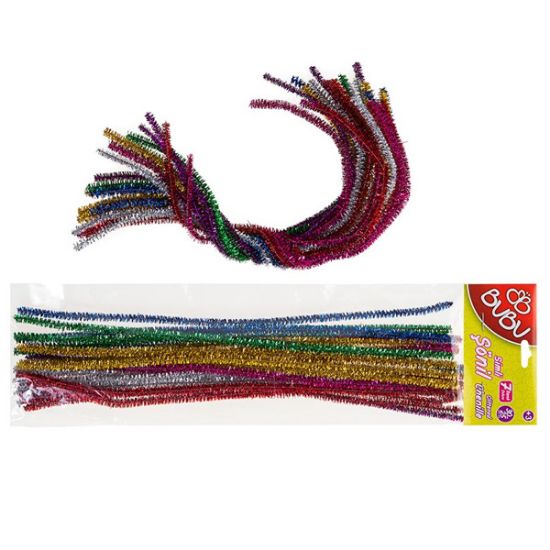 Bu-Bu Şönil By Craftzone Simli 30 CM 25 Renk BUBU00106 resmi