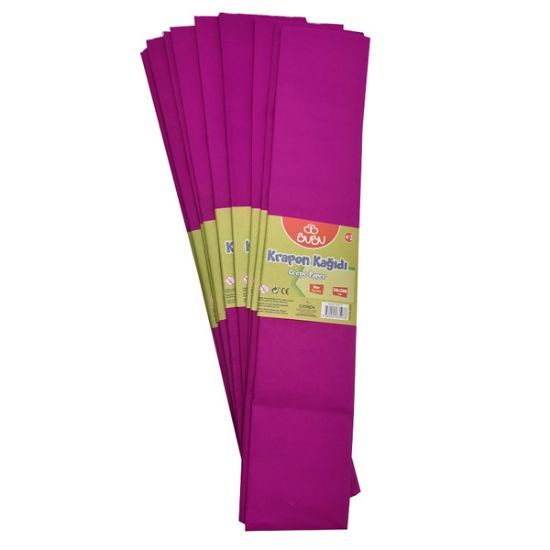Bu-Bu Krapon Kağıdı 10 LU Mor BUBU-KR0012 resmi