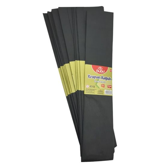 Bu-Bu Krapon Kağıdı 10 LU Siyah BUBU-KR0008 resmi