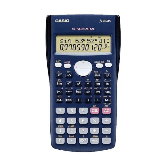 Casio Hesap Makinesi Bilimsel 2 Satır Ekran 240 Fonksiyon FX-82MS 2.Versiyon resmi