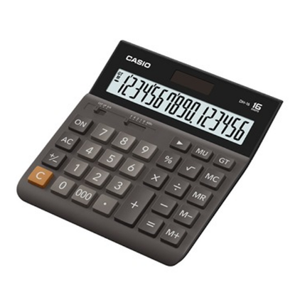 Casio Hesap Makinesi Masa Üstü 16 Hane DH-16 BK resmi