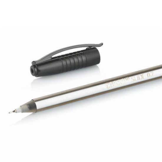 Cassa Tükenmez Kalem Slide 0.7 MM Siyah 8735 (50 Adet) resmi