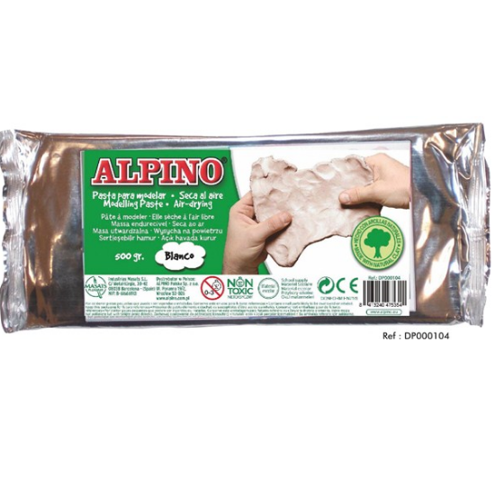 Alpino Seramik Hamuru 500 GR Beyaz DP000104 resmi