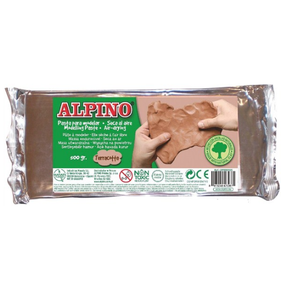 Alpino Seramik Hamuru 250 GR Kahverengi DP010105 resmi