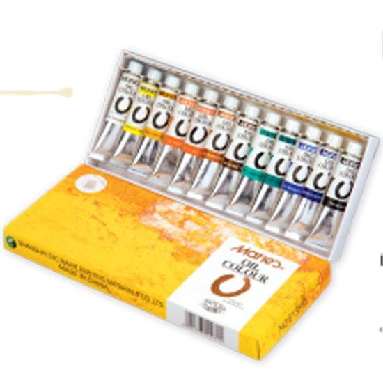 Maries Yağlı Boya 12 Lİ 12 ML 1381B resmi