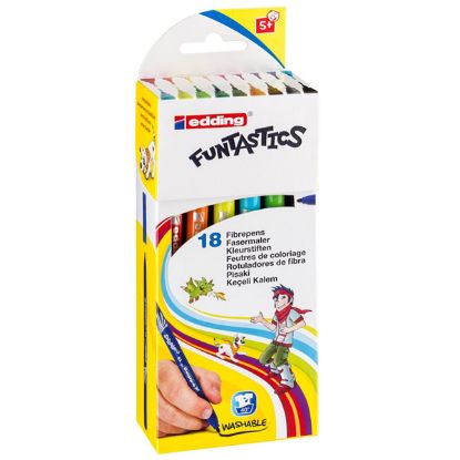 Edding Keçeli Kalem İnce funtastics 15 18 Lİ 4-15-18 resmi