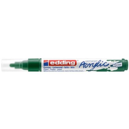 Edding Markör Akrilik Orta Uçlu 2-3 MM Yosun Yeşili 904 5100 (10 Adet) resmi