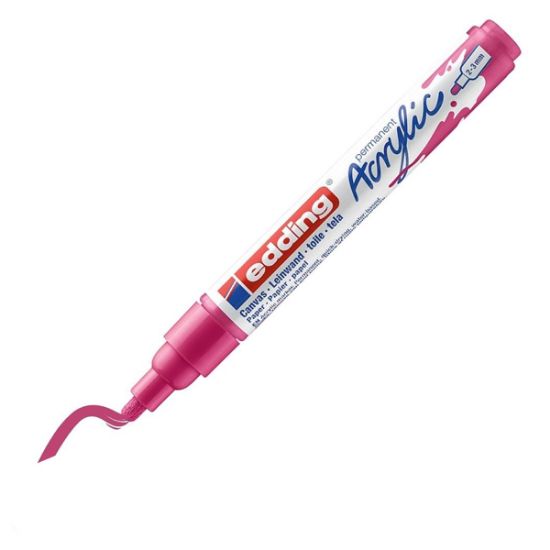 Edding Markör Akrilik Orta Uçlu 2-3 MM Telemagenta 909 5100 (10 Adet) resmi