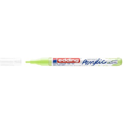 Edding Markör Akrilik İnce Uçlu 1-2 MM Pastel Yeşil 917 5300 (10 Adet) resmi