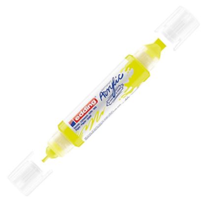 Edding Akrilik 3D Double Liner Fosforlu Sarı 065 5400 (5 Adet) resmi