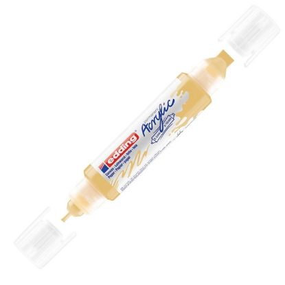 Edding Akrilik 3D Double Liner Pastel Sarı 915 5400 (5 Adet) resmi