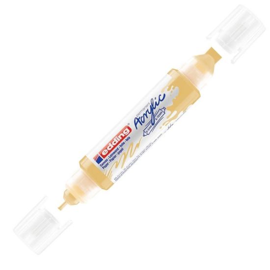 Edding Akrilik 3D Double Liner Pastel Sarı 915 5400 (5 Adet) resmi