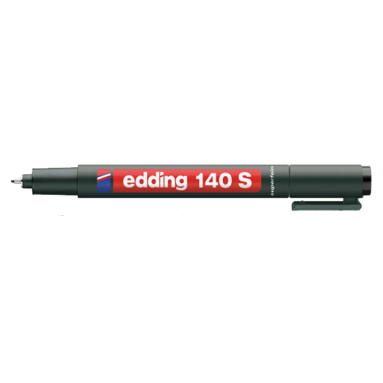 Edding Asetat Kalemi Permanent S Seri 0.3 MM Siyah 140 S (10 Adet) resmi