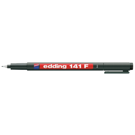 Edding Asetat Kalemi Permanent F Seri 0.6 MM Siyah 141F (10 Adet) resmi