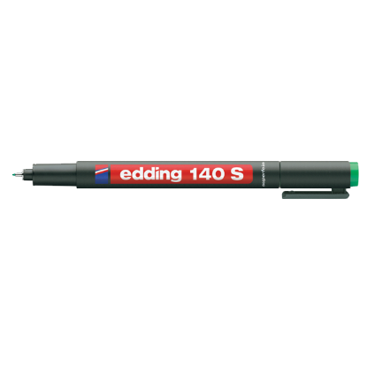 Edding Asetat Kalemi Permanent S Seri 0.3 MM Yeşil 140 S (10 Adet) resmi