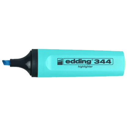 Edding Fosforlu Kalem Mavi 344 (10 Adet) resmi
