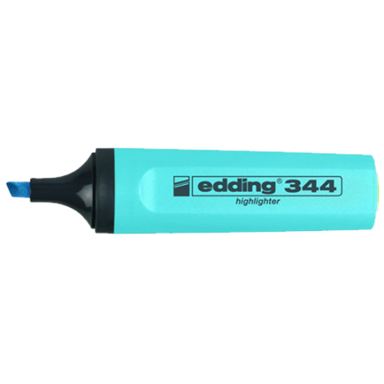 Edding Fosforlu Kalem Mavi 344 (10 Adet) resmi