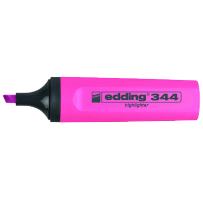 Edding Fosforlu Kalem Pembe 344 (10 Adet) resmi
