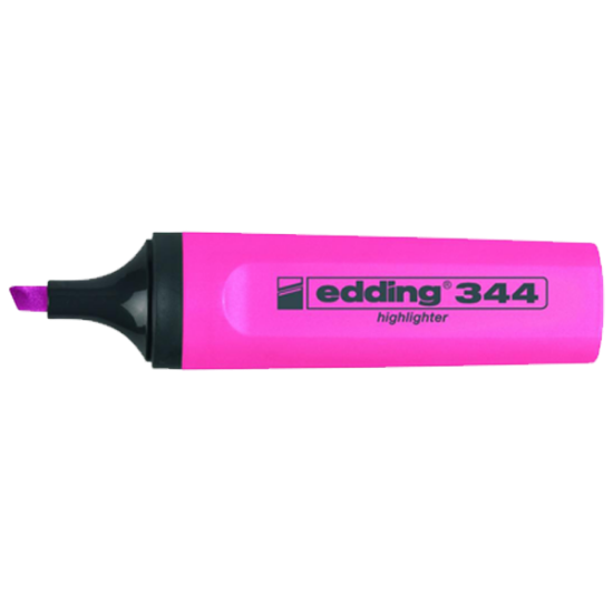 Edding Fosforlu Kalem Pembe 344 (10 Adet) resmi