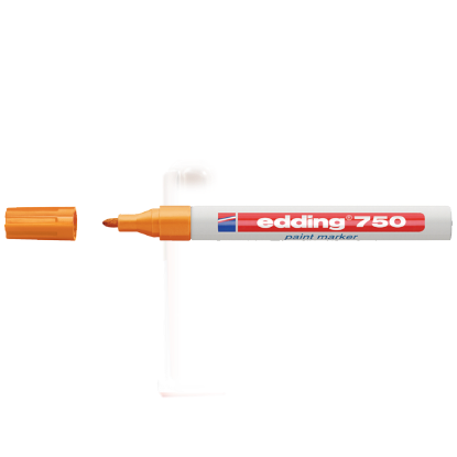Edding Markör Dekor Boya Yuvarlak Uçlu 2-4 MM Turuncu 750 (10 Adet) resmi