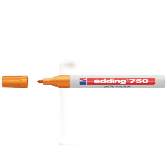 Edding Markör Dekor Boya Yuvarlak Uçlu 2-4 MM Turuncu 750 (10 Adet) resmi