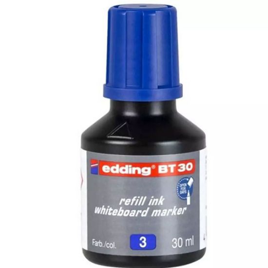 Edding Tahta Kalem Mürekkebi Damlalıklı Ekonomik 30 ML Mavi 2 Li BT30 resmi