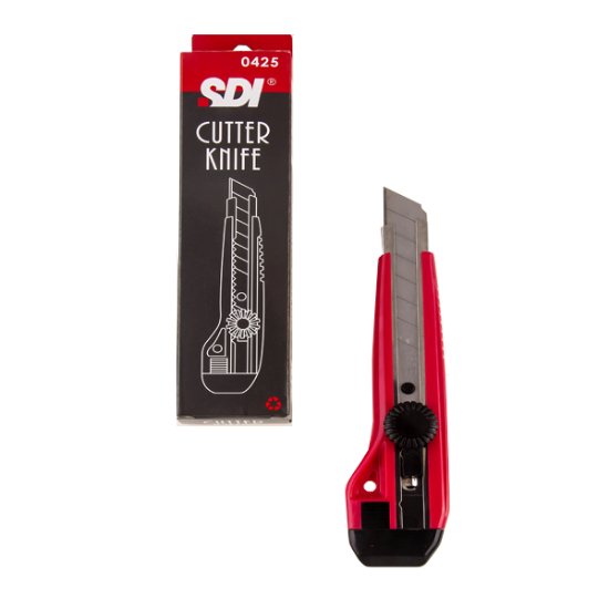 Sdi Maket Bıçağı Geniş Sıkıştırmalı Metal Ağızlı 2 Yedekli 0425 resmi