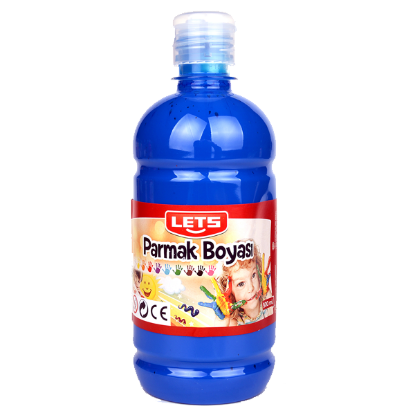 Lets Parmak Boyası 500 ML Mavi L-5006 resmi